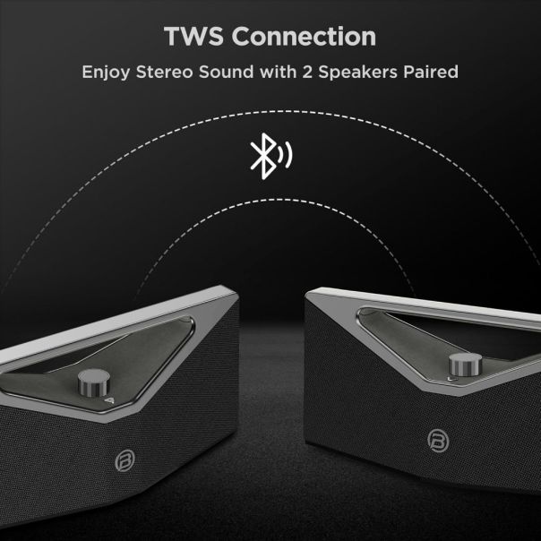 Bluetooth zvucnik BUGANi Brief Pro BS12303 crno-sivi - 217290