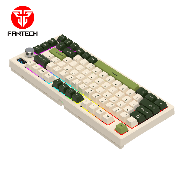 FANTECH Gejmerska mehanička tastatura MK910 MAXFIT81 MILKY MATCHA (ŽUTI SWITCH) - 211106