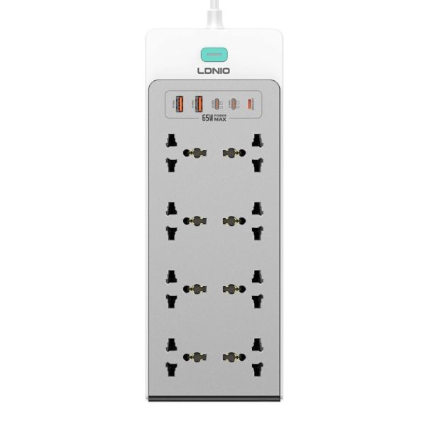Produzni kabl LDNIO SC4 13-IN-1 8 uticnica 2xPD 2xUSB 1xLightning GaN 65W 2m - EP3199286