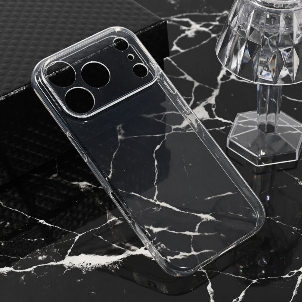 Maska za iPhone 17 Pro 6.3 transparent silikonska Ultra Thin - 223400