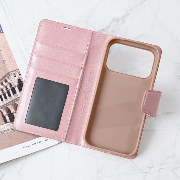 Maska za iPhone 17 Pro 6.3 roze Hanman Canvas ORG - 223412