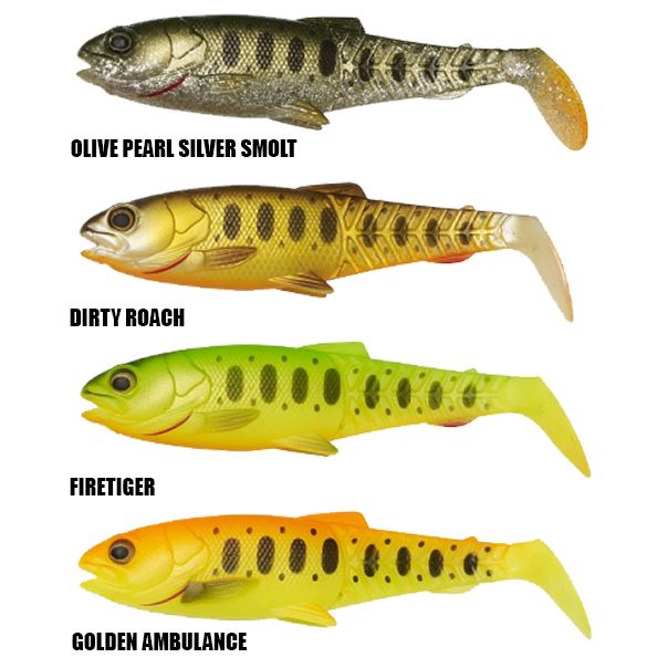 SAVAGE GEAR CRAFT CANNIBAL PADDLETAIL 6,5CM 4GR -PERCH - 4SGVS 71798
