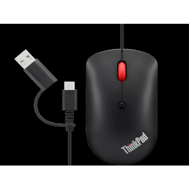 LENOVO Žični miš ThinkPad Compact, USB-C, 4Y51D20850, crni - 4Y51D20850