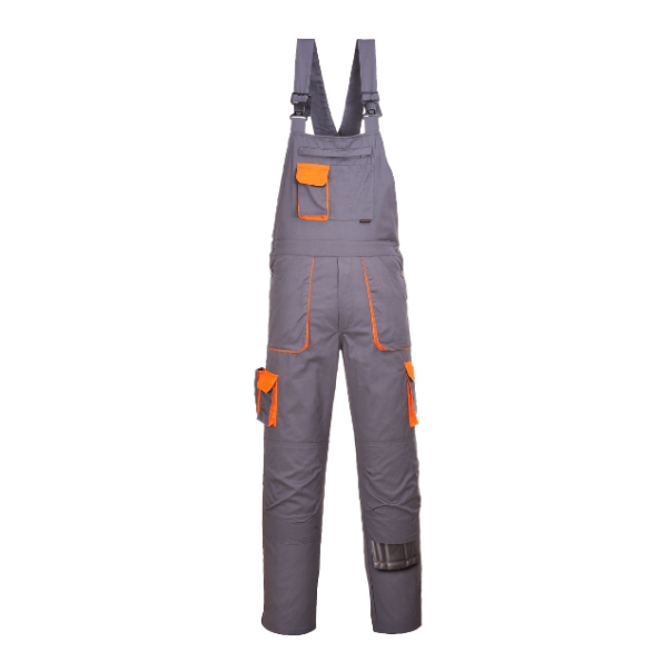 MONSUN Radne pantalone tr Contrast, siva/narandžasta - 54858