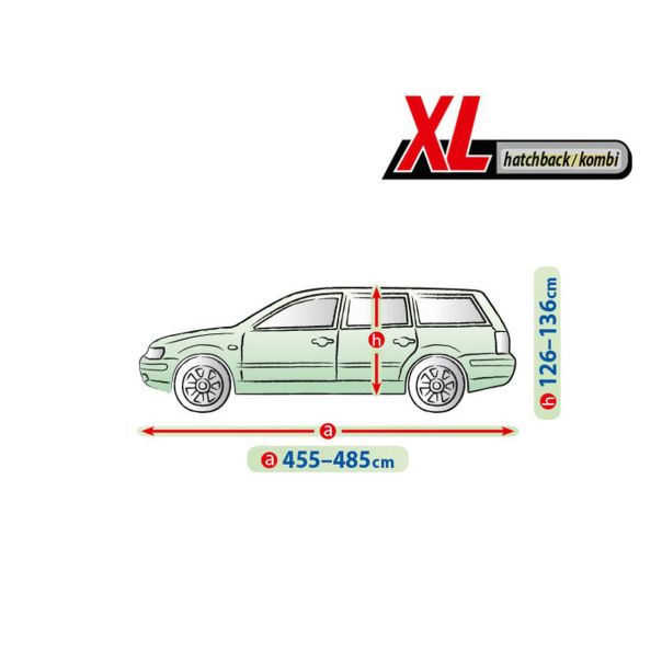 KEGEL BLAZUSIAK Cerada za automobil xl hatchback-kombi,d 455-485cm,v 126-136cm - 5-4104-248-3020
