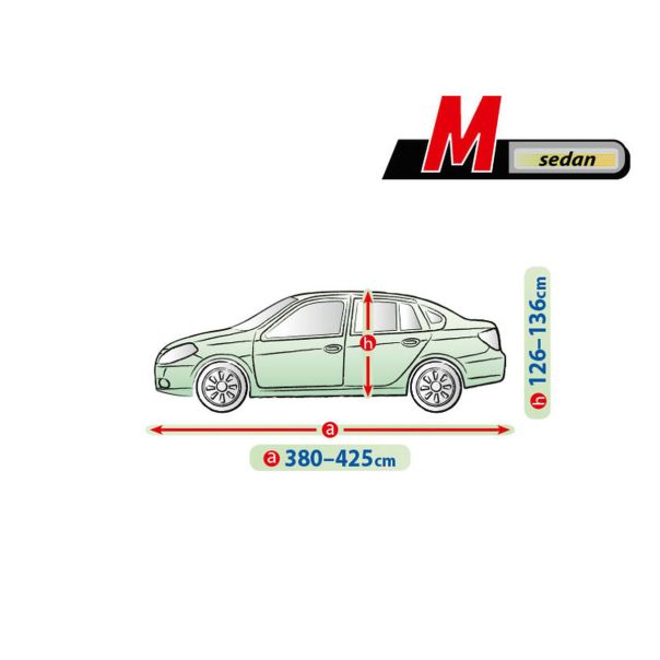 KEGEL BLAZUSIAK Cerada za automobil m sedan,d 380-425cm,v 126-136cm - 5-4111-248-3020