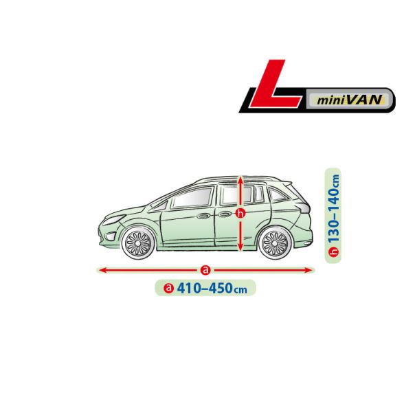 KEGEL BLAZUSIAK Cerada za automobil l mini van,d 410-450cm,v 130-140cm - 5-4132-248-3020