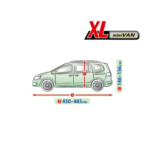 KEGEL BLAZUSIAK Cerada za automobil xl mini van,d 450-485cm,v 146-156cm - 5-4133-248-3020