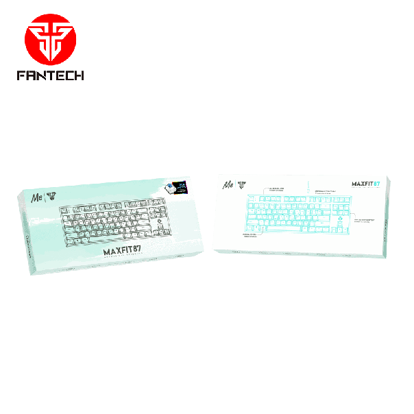 FANTECH Gejmerska mehanička tastatura MK856 MAXFIT87 MINT EDITION (PLAVI SWITCH) - FT99924