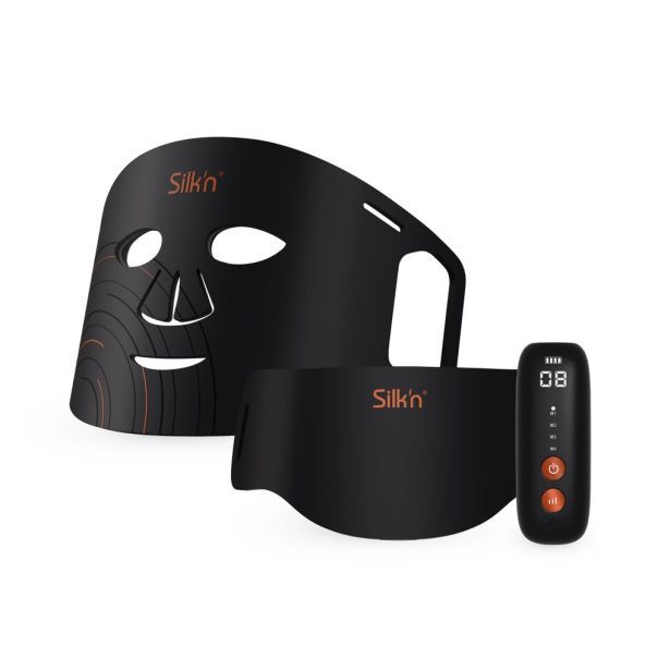 SilkN Maska za lice i vrat Dual Led, crna - FNLM2PCN001