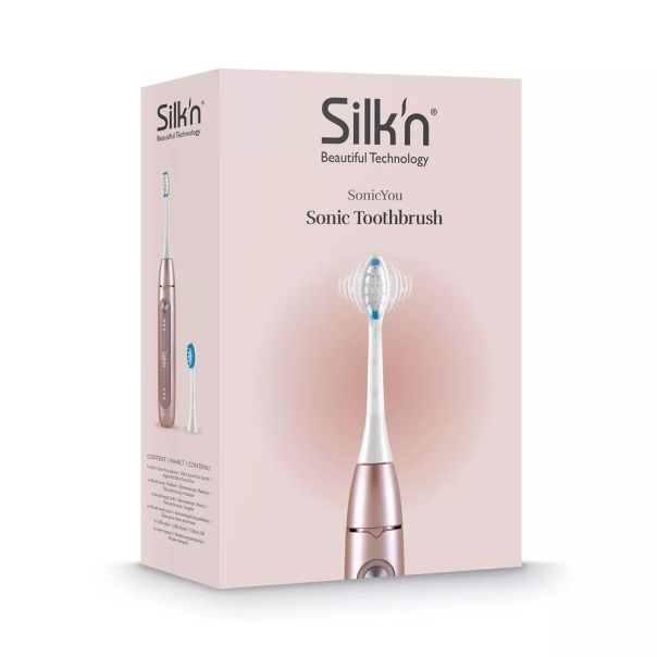 SilkN Električna četkica za zube Sonicyou zlatno roze - SY1PE1P001