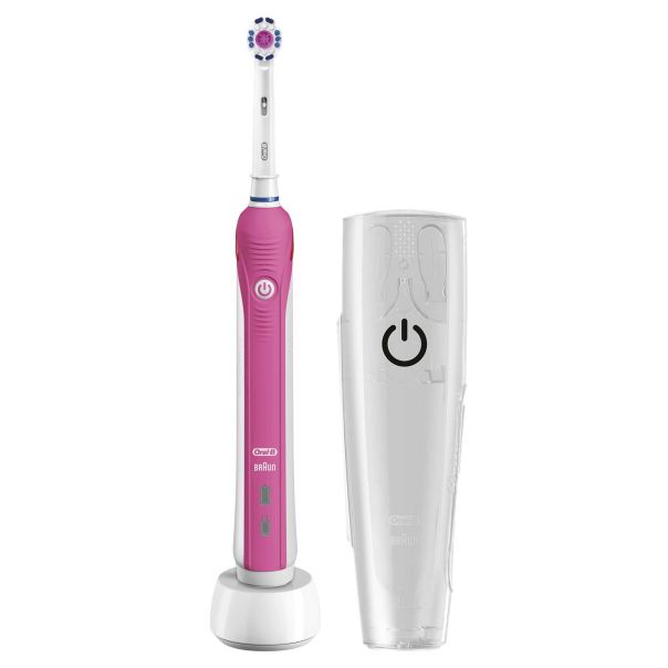 ORAL-B Električna četkica za zube Power PRO 2500 pink - 500434
