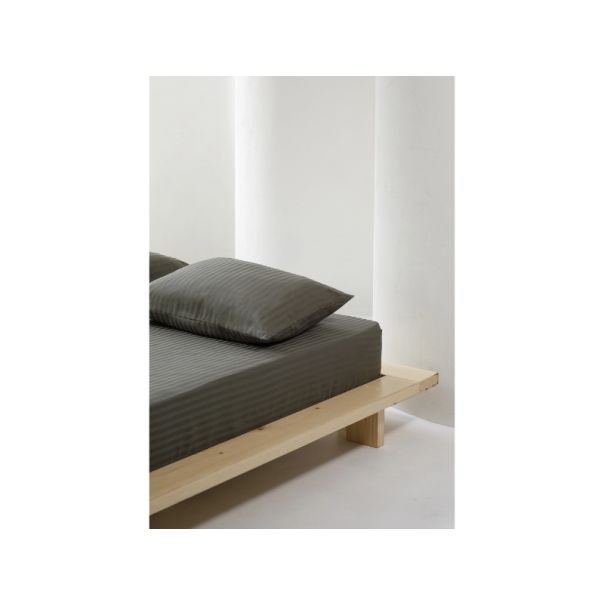 STEFAN Komplet posteljina 200x200cm damast pruga, maslinasta - 5004p-maslina