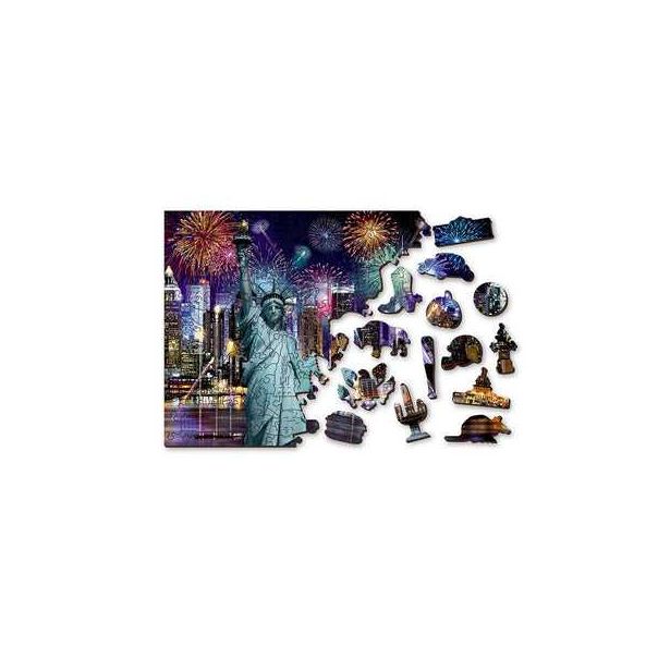 WOODEN CITY Drvene puzzle - Njujork noću L - 502280