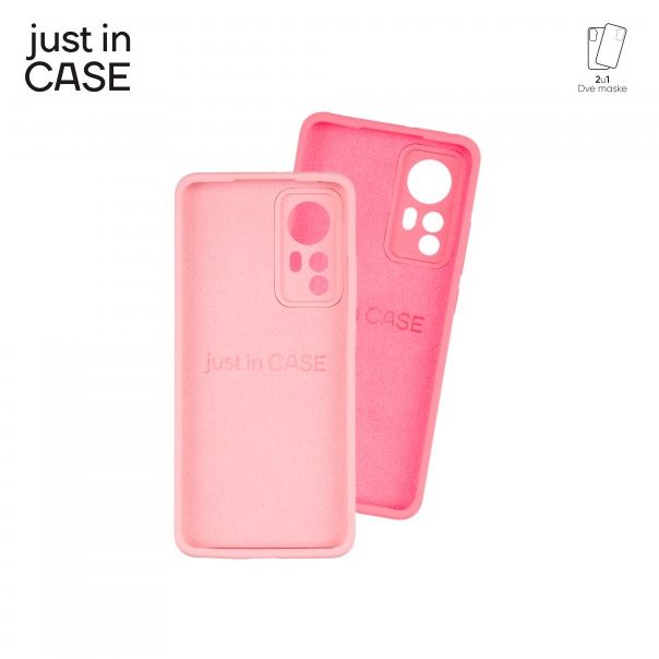 JUST IN CASE 2u1 Extra case MIX PLUS paket pink za Xiaomi 12 - MIXPL313PK