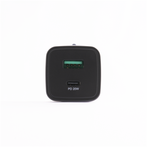 CELLY Punjač adapter, 20W, USB A+Type C, crna - BLTC20WUSBUSBC