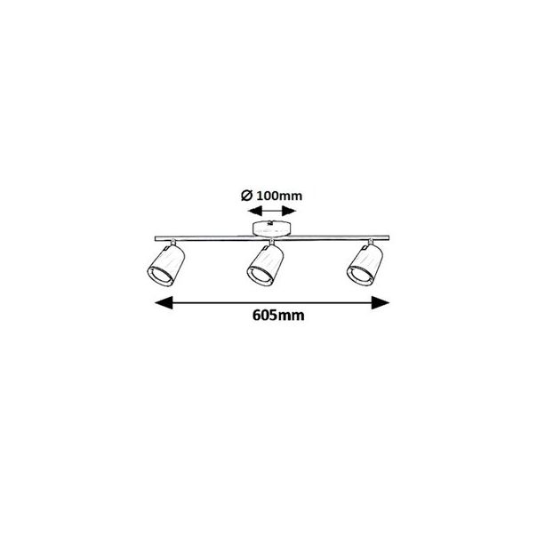 Rabalux Spot rasveta Solange LED 18W bela (5047) - 5047