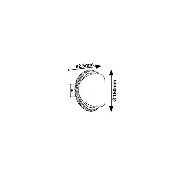 RABALUX Zidna lampa Capriana LED 6W - 5049