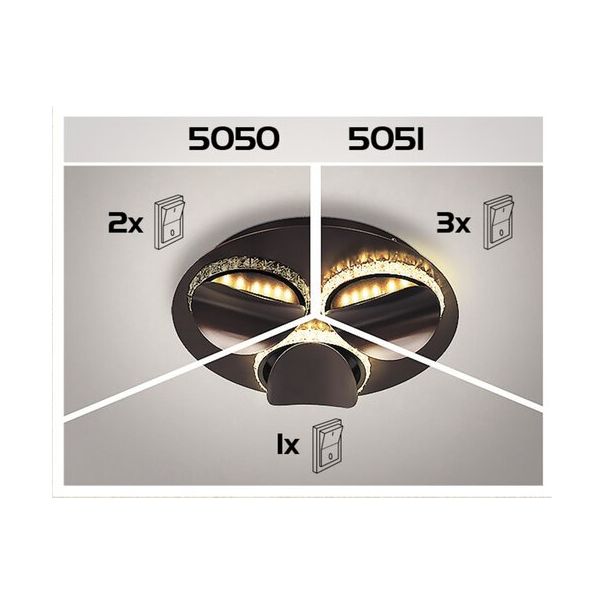 RABALUX Plafonjera Capriana LED 18W - 5050
