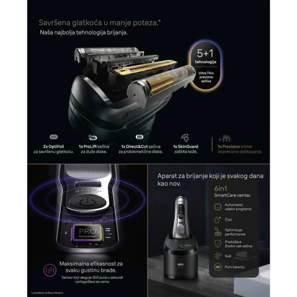 BRAUN Aparat za brijanje 9667cc - 505021
