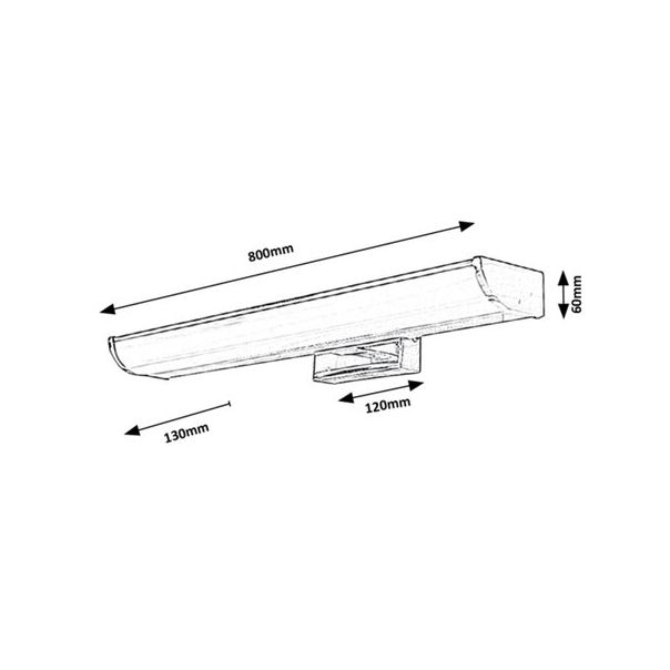 Rabalux Kupatilska rasveta Evron LED 135W hrom (5064) - 5064