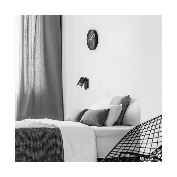 Rabalux Zidna lampa Zircon GU10 1X MAX 5W mat crno (5069) - 5069