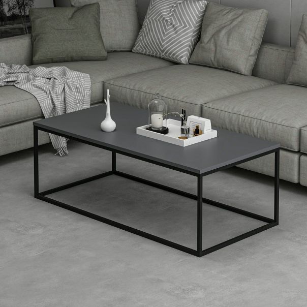 HANAH HOME Klub sto Tiger, antracit - 506MNR1202