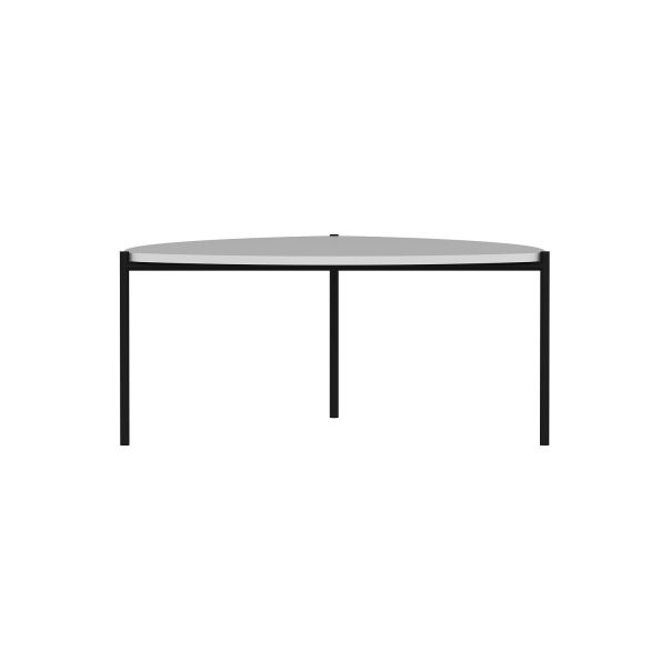 HANAH HOME Klub sto Lenny, bela/crna - 506MNR1217