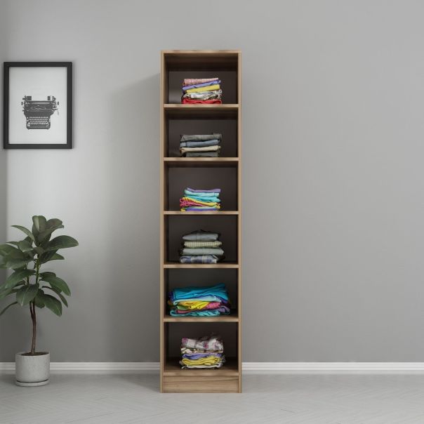 HANAH HOME Ormar Kale Raflı 210, braon - 506MNR2131