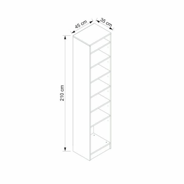 HANAH HOME Cipelarnik Noah 7311, bela - EP3057761