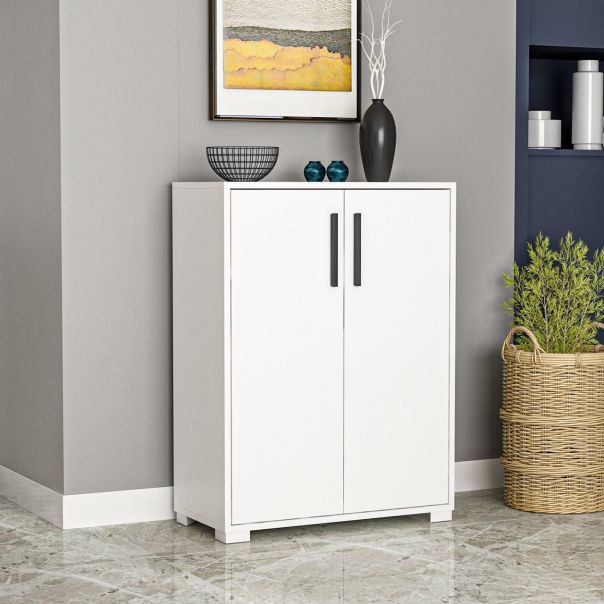 HANAH HOME Cipelarnik Lupa, bela - 506MNR3328