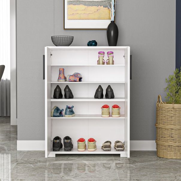 HANAH HOME Cipelarnik Lupa, bela - 506MNR3328