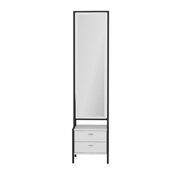 HANAH HOME Sto za šminkanje Elegante, bela/crna - 506MNR3410
