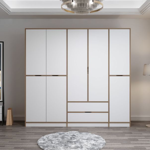 HANAH HOME Ormar Elina 8167, bela/braon - 506MNR3732