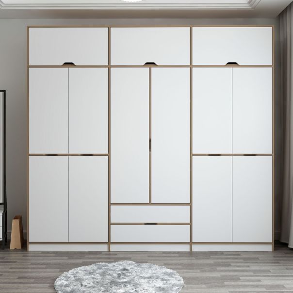 HANAH HOME Ormar Elina 8914, bela/braon - 506MNR3742