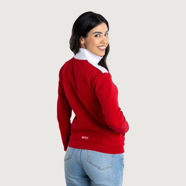 FK CRVENA ZVEZDA ženska trenerka pike crvena  gornji deo - 507-25-5