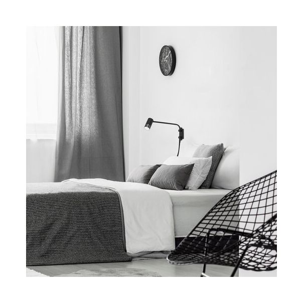 Rabalux Zidna lampa Zircon GU10 1X MAX 5W mat crno (5072) - 5072