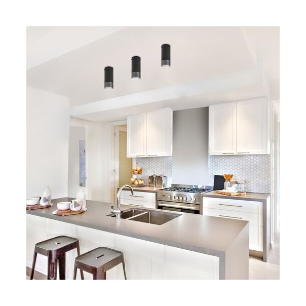 Rabalux Plafonjera Zircon GU10 1X MAX 5W mat crno (5074) - 5074