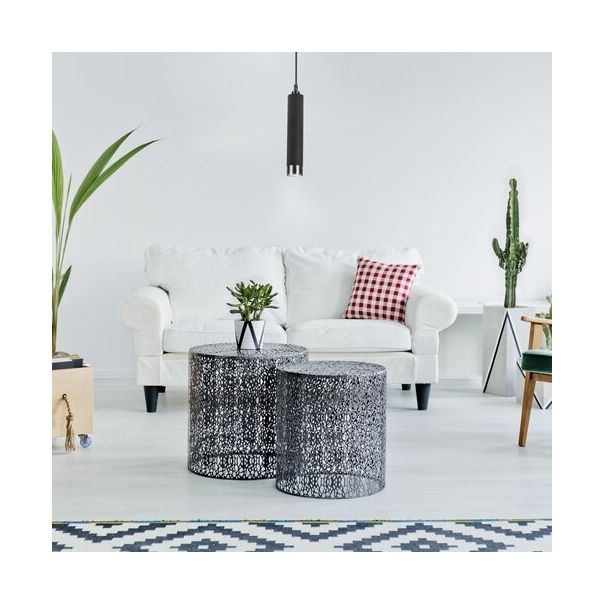 Rabalux Visilica Zircon GU10 1X MAX 5W mat crno (5076) - 5076