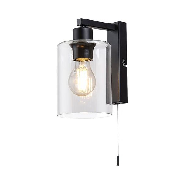 Rabalux Zidna lampa Miroslaw E27 1x MAX 40W mat crno (5077) - 5077