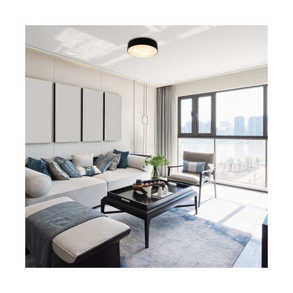 Rabalux Plafonjera Renata E27 3x MAX 10W mat crno (5081) - 5081