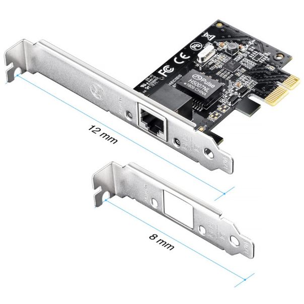 CUDY PE10 GIGABIT ETHERNET PCI-Express CARD - 43581