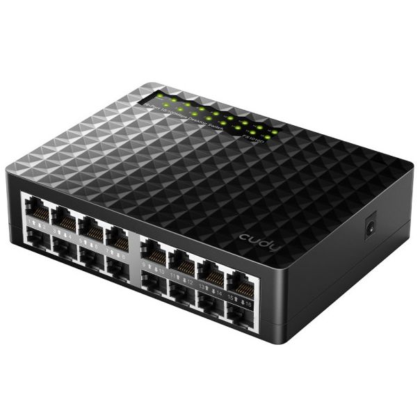 CUDY FS1016D 16-Port 10/100M Base-TX Port Switch - 43570