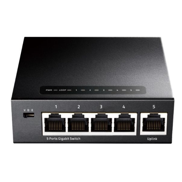 CUDY GS105 metalni GS105D 5-Port Gbit Desktop Switch - 43575