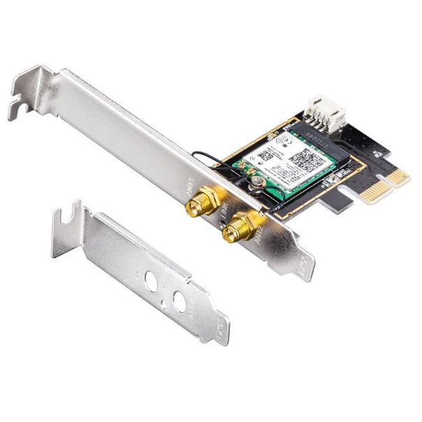 CUDY WE3000 AX5400 Wi-Fi 6E + BT5.2 PCI Express Adapter - 43584