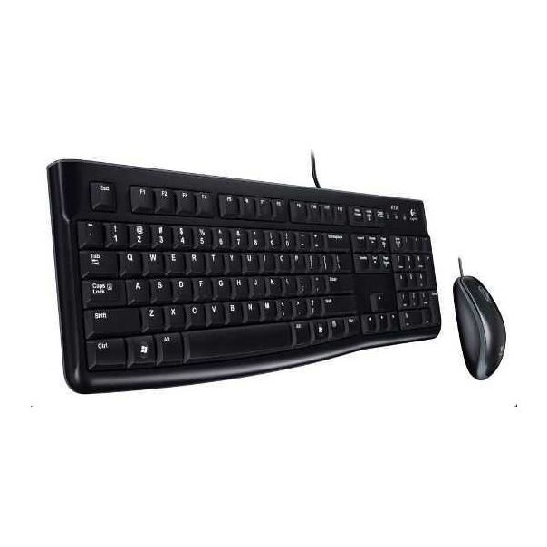 LOGITECH Žična tastatura i miš MK120 US, crni - 5099206020665