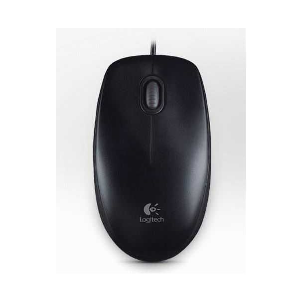 LOGITECH Žični miš B100, crna - 5099206041271