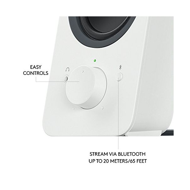LOGITECH Z207 Bluetooth Speakers, White - 5099206075009