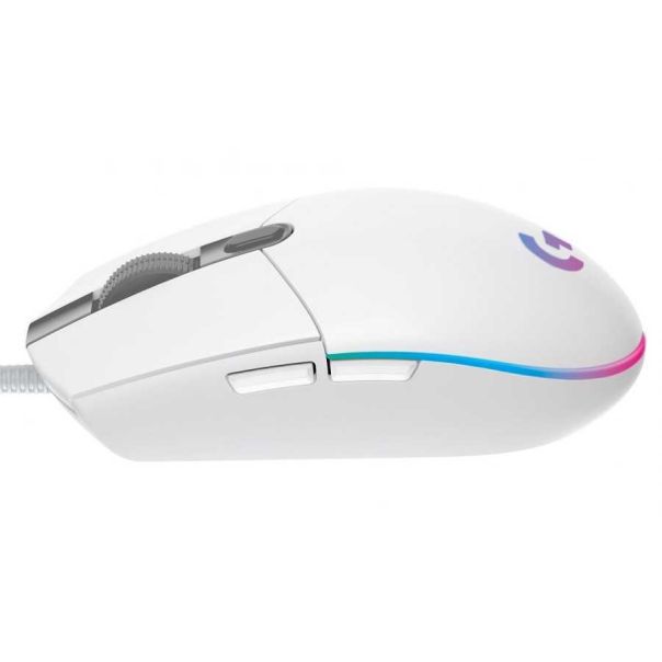 LOGITECH Gaming miš G102 Lightsync USB, beli - 910-005824