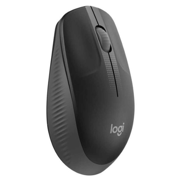 LOGITECH M190 Full-size wireless mouse - CHARCOAL - 2.4GHZ - EMEA - M190 - 910-005905